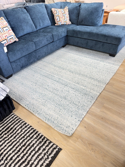 Blue & White 8’ x 10’ Rug by Article (Retail $599)