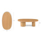 Japandi Oak Solid Wood Coffee Table by Article ($699)