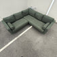 ARTICLE Sven 91" Tufted Corner Sectional - Green Wool Bouclé