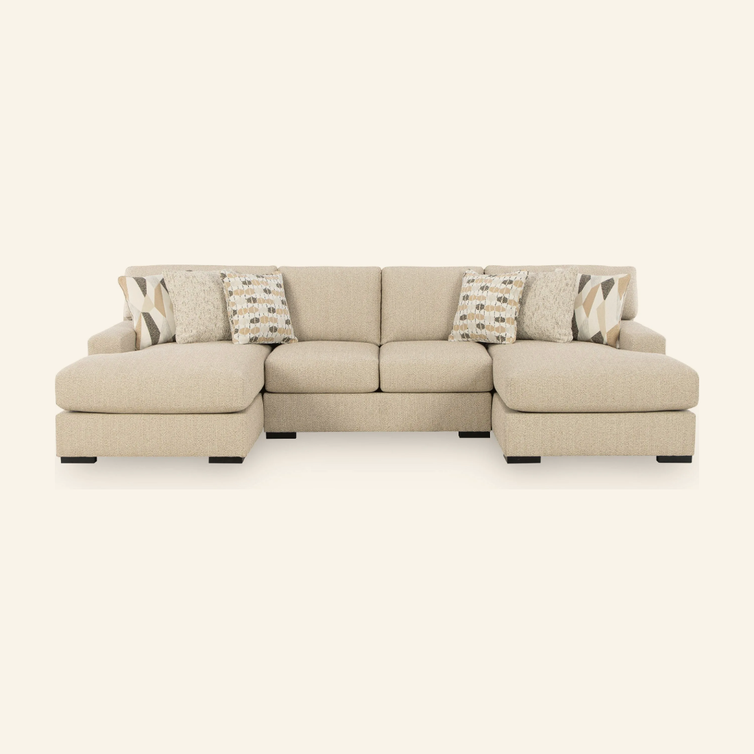 Laurelgrove 3-Piece Double Chaise Sectional