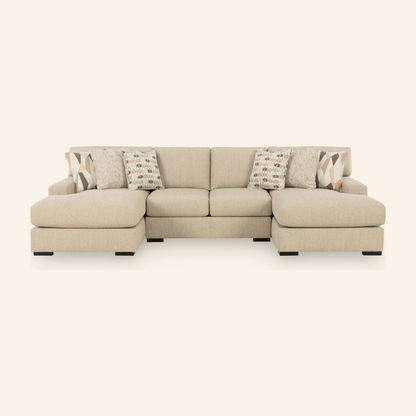 Laurelgrove 3-Piece Double Chaise Sectional