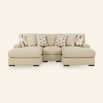 Laurelgrove Compact Double Chaise Sectional