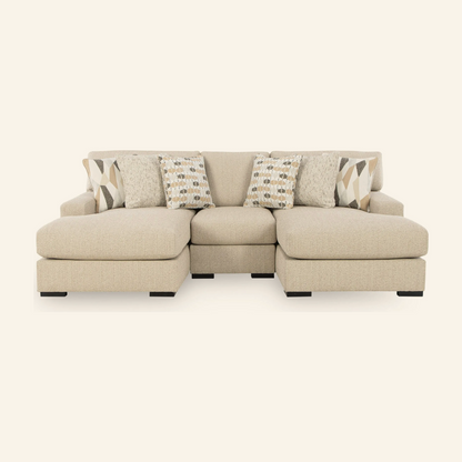 Laurelgrove Compact Double Chaise Sectional