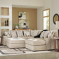 Laurelgrove 4-Piece Sectional with Chaise and Oversized Accent Ottoman