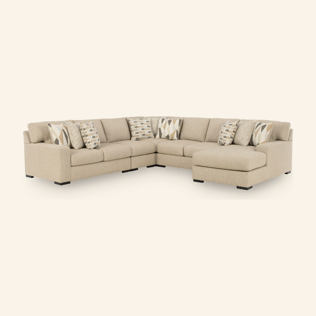 Laurelgrove 5-Piece Sectional with Chaise
