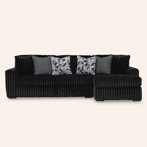 Midnight-Madness 2-Piece Sofa with Chaise
