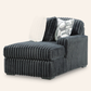 Midnight-Madness 2-Piece Sofa with Chaise