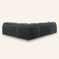 Midnight-Madness 4-Piece Sectional with Chaise