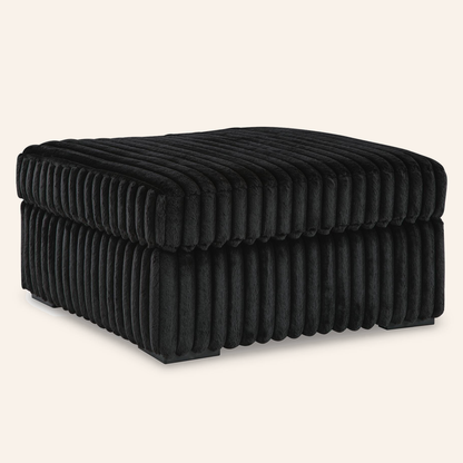 Midnight-Madness Oversized Accent Ottoman