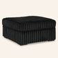 Midnight-Madness Oversized Accent Ottoman