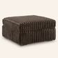 Midnight-Madness Oversized Accent Ottoman