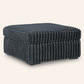 Midnight-Madness Oversized Accent Ottoman