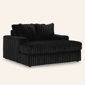 Midnight-Madness Oversized Chaise
