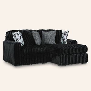 Midnight-Madness Sectional with Chaise