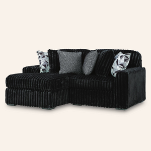Midnight-Madness Sectional with Chaise