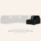 Midnight-Madness Sectional with Chaise
