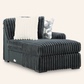 Midnight-Madness Sectional with Chaise