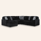 Midnight-Madness Sectional with Chaise
