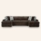 Midnight-Madness Sectional with Chaise