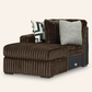 Midnight-Madness Sectional with Chaise