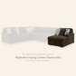 Midnight-Madness Sectional with Chaise