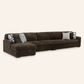 Midnight-Madness Sectional with Chaise