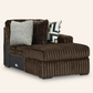 Midnight-Madness Sectional with Chaise
