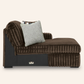 Midnight-Madness Sectional with Chaise