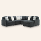 Midnight-Madness Sectional with Chaise