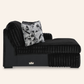 Midnight-Madness Sectional with Chaise