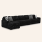 Midnight-Madness Sectional with Chaise
