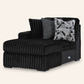 Midnight-Madness Sectional with Chaise