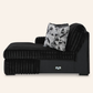 Midnight-Madness Sectional with Chaise