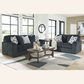Midnight-Madness Sofa and Loveseat