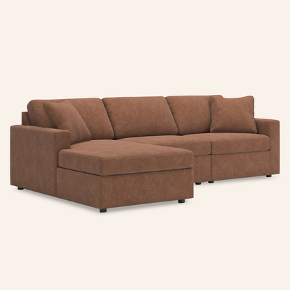 Modmax 3-Piece Sectional with Chaise – Spice