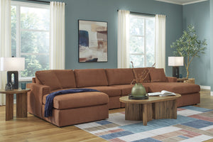 Modmax 4-Piece Double Chaise Sectional – Spice
