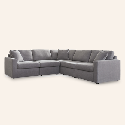 Modmax 5-Piece Sectional – Granite