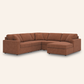 Modmax 5-Piece Sectional with Chaise – Spice