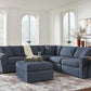 Modmax 5-Piece Sectional w/ Ottoman – Ink