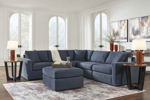 Modmax 5-Piece Sectional w/ Ottoman – Ink