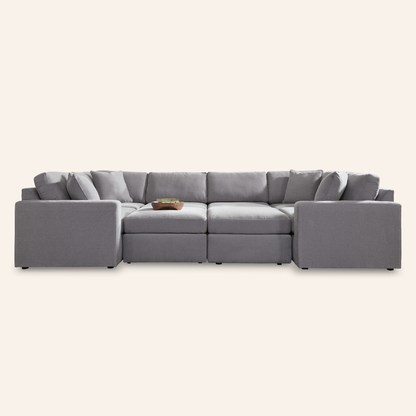 Modmax 8-Piece Pit Sectional – Granite