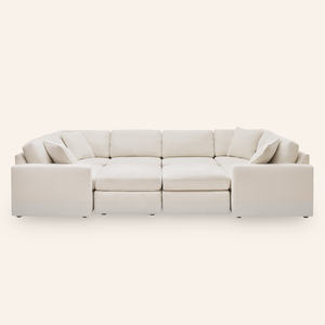 Modmax 8-Piece Pit Sectional – Oyster