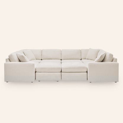 Modmax 8-Piece Pit Sectional – Oyster