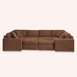 Modmax 8-Piece Pit Sectional – Spice