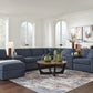 Modmax 9-Piece Sectional w/ 2 Storage Consoles & Ottoman – Ink