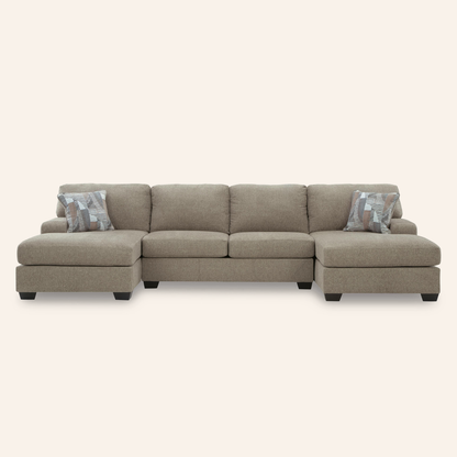 Newellen Sectional with Double Chaise