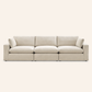 Siena Cloud 3-Piece Linen Modular Sofa