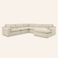 Siena Cloud 5-Piece Sectional with Chaise