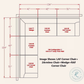 Siena Linen 5 Piece Sectional