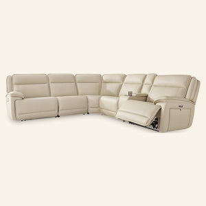 Double Deal 6-Piece Power Reclining Sectional